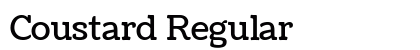 Coustard Regular preview