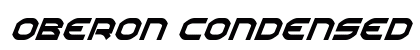 Oberon Condensed Italic Condensed Italic preview