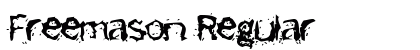 Freemason Regular Font Preview