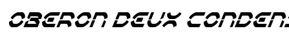 Oberon Deux Condensed Italic Condensed Italic preview