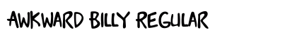 Awkward Billy Regular Font Preview