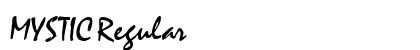 MYSTIC Regular Font Preview