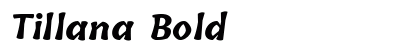 Tillana Bold Font Preview