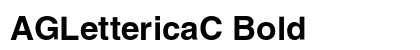 AGLettericaC Bold preview