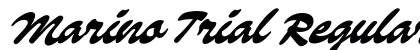 Marino Trial Regular Font Preview