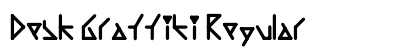 Desk Graffiti Regular Font Preview