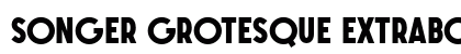 SONGER Grotesque ExtraBold preview