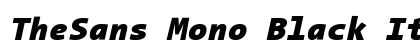 TheSans Mono Black Italic Preview