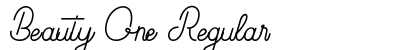 Beauty One Regular preview