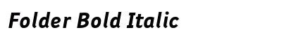 Folder Bold Italic preview