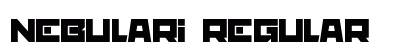 nebulari Regular Font Preview