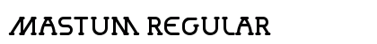 Mastum Regular preview