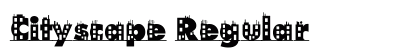 Cityscape Regular Font Preview