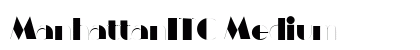 ManhattanITC Medium Font Preview