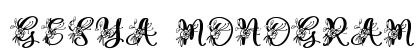 Gesya Monogram Regular preview Gesya Monogram Regular preview