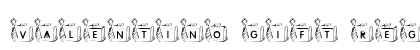 Valentino Gift Regular Font Preview