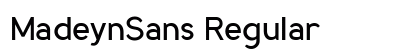 MadeynSans Regular preview