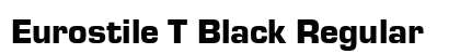 Eurostile T Black Regular font free download