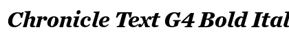 Chronicle Text G4 Bold Italic preview Chronicle Text G4 Bold Italic preview