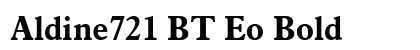 Aldine721 BT Eo Bold preview