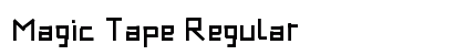 Magic Tape Regular Font Preview