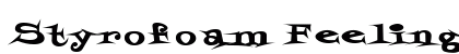 Styrofoam Feelings Regular Font Preview
