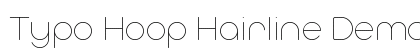 Typo Hoop Hairline Demo Regular preview