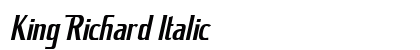King Richard Italic preview King Richard Italic preview