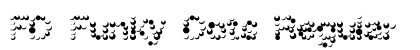 FD Funky Dots Regular Font Preview