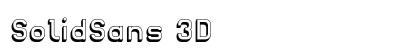 SolidSans 3D preview