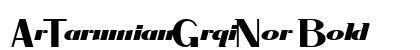 ArTarumianGrqiNor Bold Font Preview