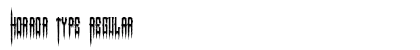 Horror Type Regular Font Preview