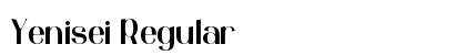 Yenisei Regular Font Preview Yenisei Regular Font Preview