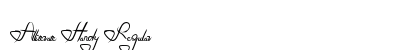 Alliterate Handy Regular Font Alliterate Handy Regular Font Preview