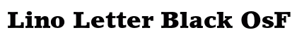 Lino Letter Black OsF Preview