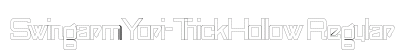 SwingarmYori-ThickHollow Regular preview
