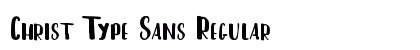Christ Type Sans Regular preview