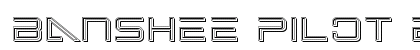 Banshee Pilot Engraved Regular Font Banshee Pilot Engraved Regular Font Preview