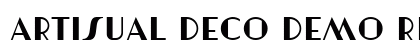 Artisual Deco DEMO Regular preview