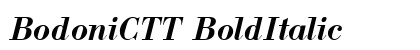 BodoniCTT BoldItalic preview