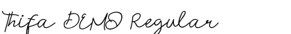 Thifa DEMO Regular preview