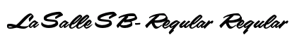LaSalleSB-Regular Regular Font LaSalleSB-Regular Regular Font Preview