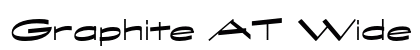 Graphite AT Wide Bold Regular Font Preview