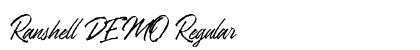 Ranshell DEMO Regular preview