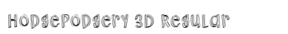Hodgepodgery 3D Regular