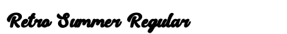 Retro Summer Regular preview Retro Summer Regular preview