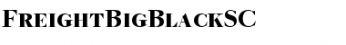 FreightBigBlackSC Font