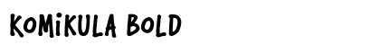 Komikula Bold Font Preview