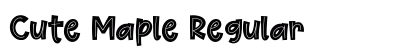 Cute Maple Regular Font Preview