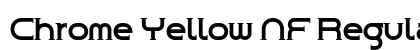 Chrome Yellow NF Regular Font Preview